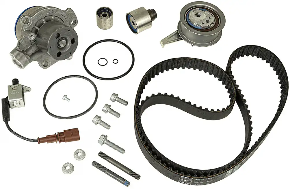 Kamremssats med vandpumpe SKF