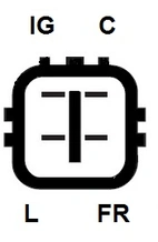 Generator 12V-130A (3.5 V6)