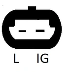 Generator 12V-75A passer Penta