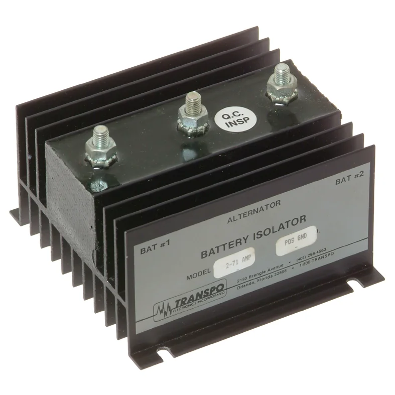 Batteri Isolator 70A, positiv jord