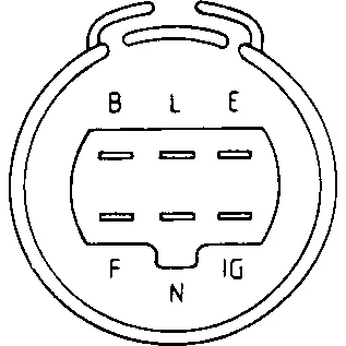 Spændingsregulator 12V, ND 026000-4070