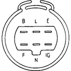Spændingsregulator 12V, ND 026000-4070