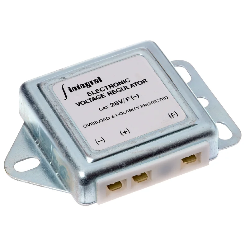 Spændingsregulator. Universel 28V, F-klemme, 3-terminal
