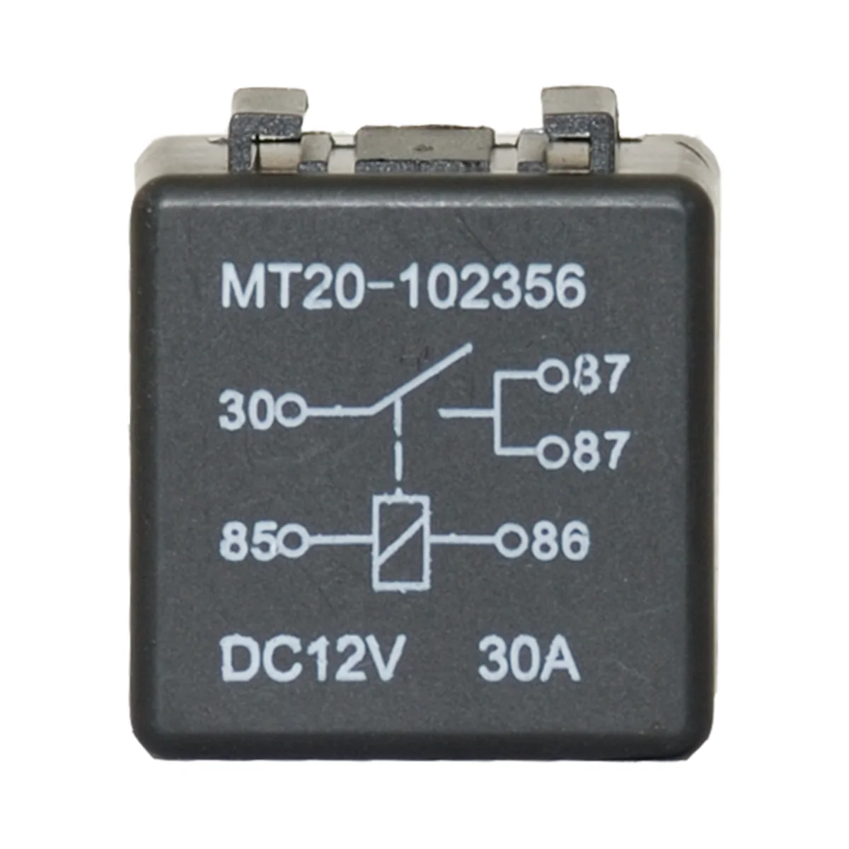 Minirelæ 5 pins. 12V-30A
