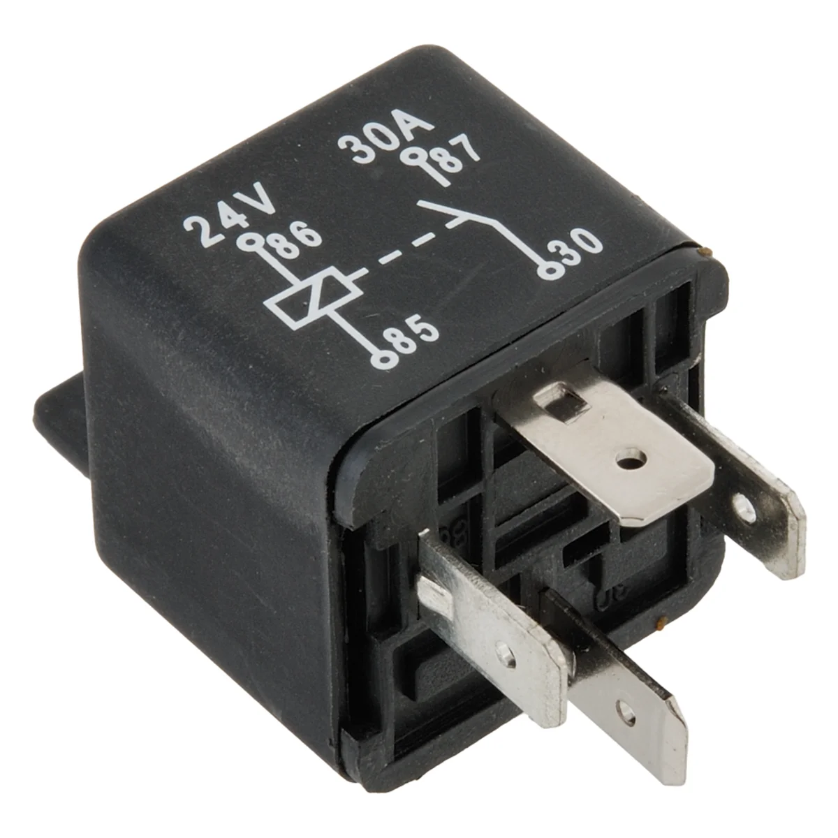 Minirelä 24V-30A, 4 pins