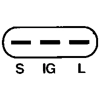 Spændingsregulator ND 126000-1870, 12V