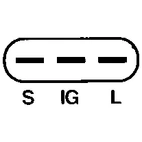 Spændingsregulator ND 126000-1870, 12V