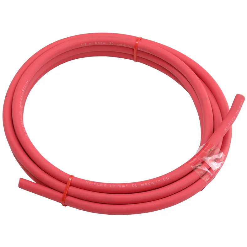 Kabel 1x70mm² x 5m/L. Rød