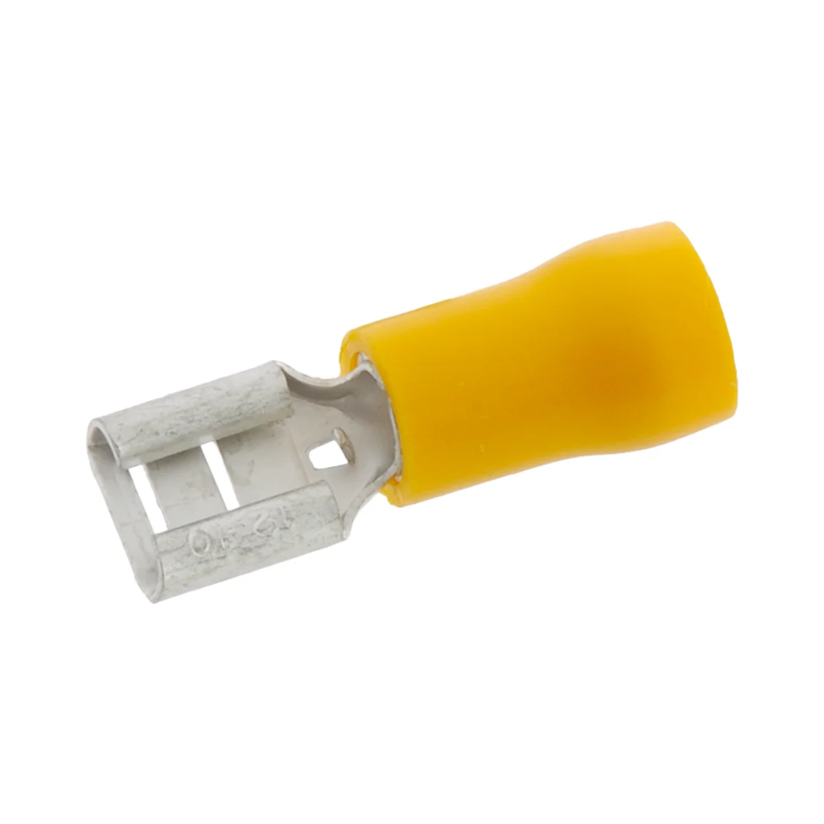 Fladstiftshylster 6,3x0,8, 100 stk