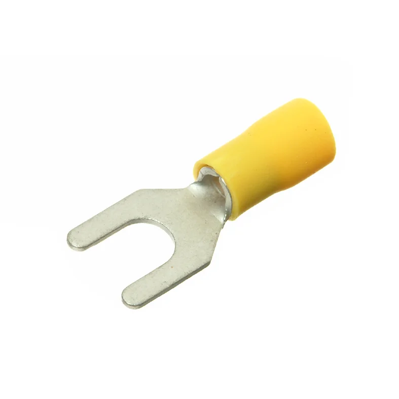 Gaffelkabelsko 6,4 mm, 100 stk