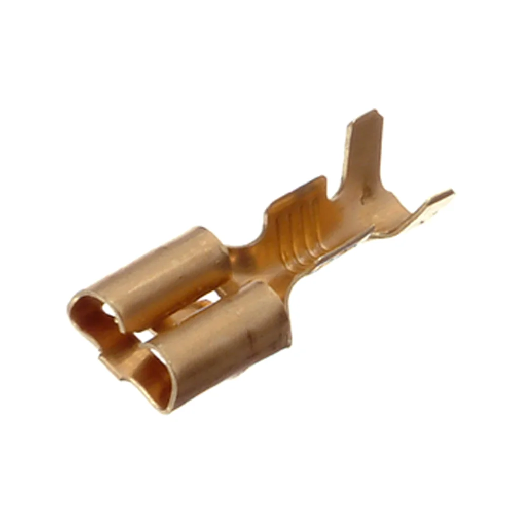 Kodehylse, isoleret, 6,3 mm, 100 stk