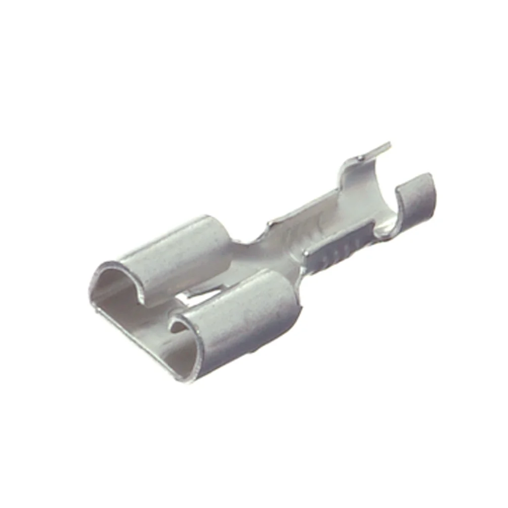 Kodehylse, isoleret, 6,3 mm, 100 stk