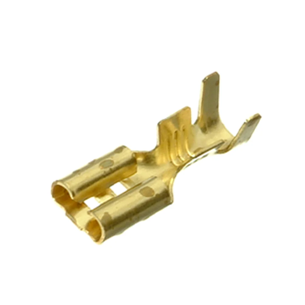 Fladstiftshyl. isoler. 4,8 mm, 100 stk
