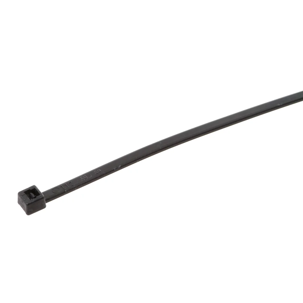 Bundbånd sort 290x3,6 mm, 100 stk