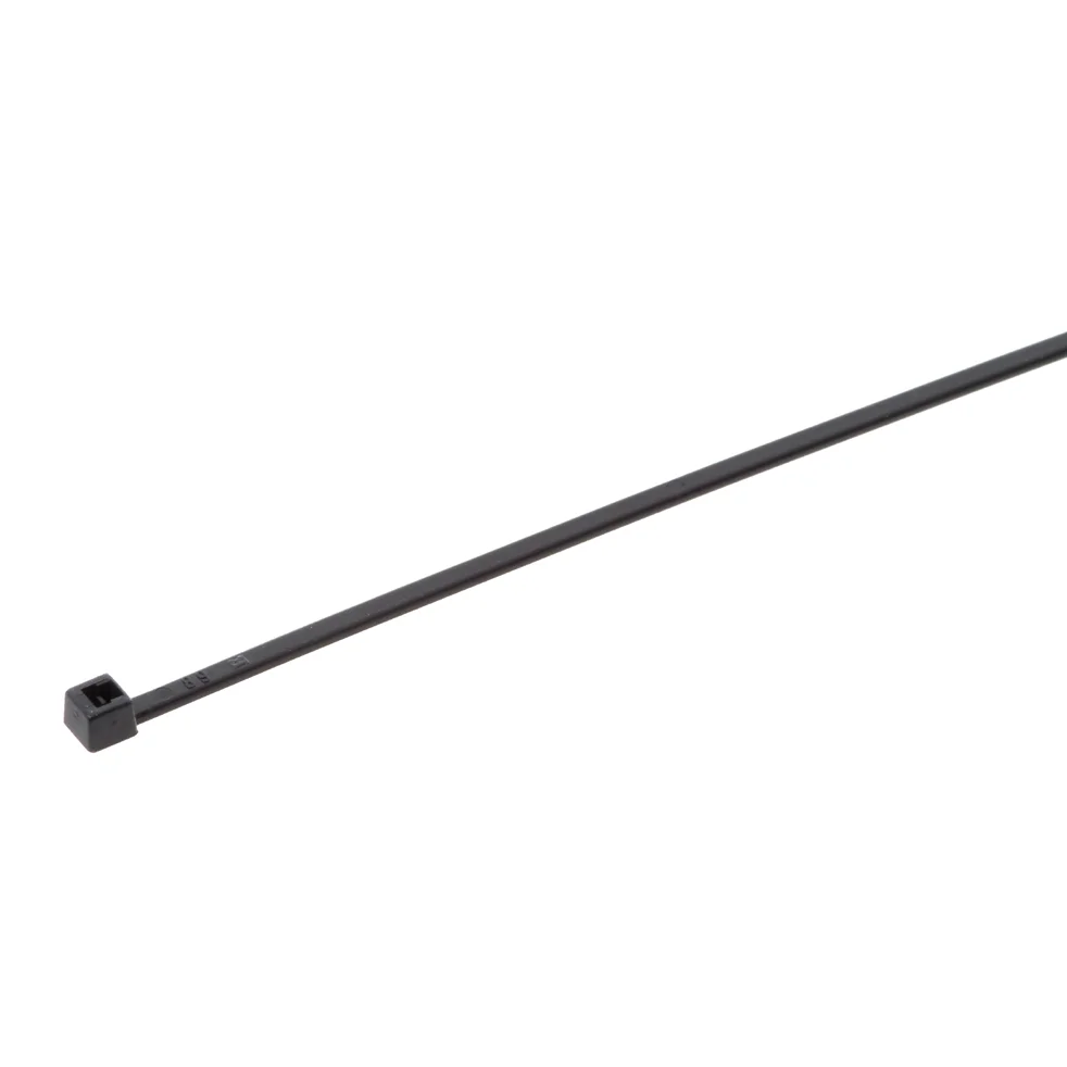 Båndbånd sort 135x2.5mm, 100 stk
