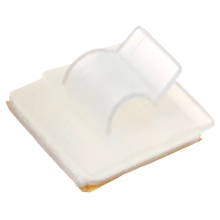 Kabelklemme selvklæbende 5 mm, 100 stk