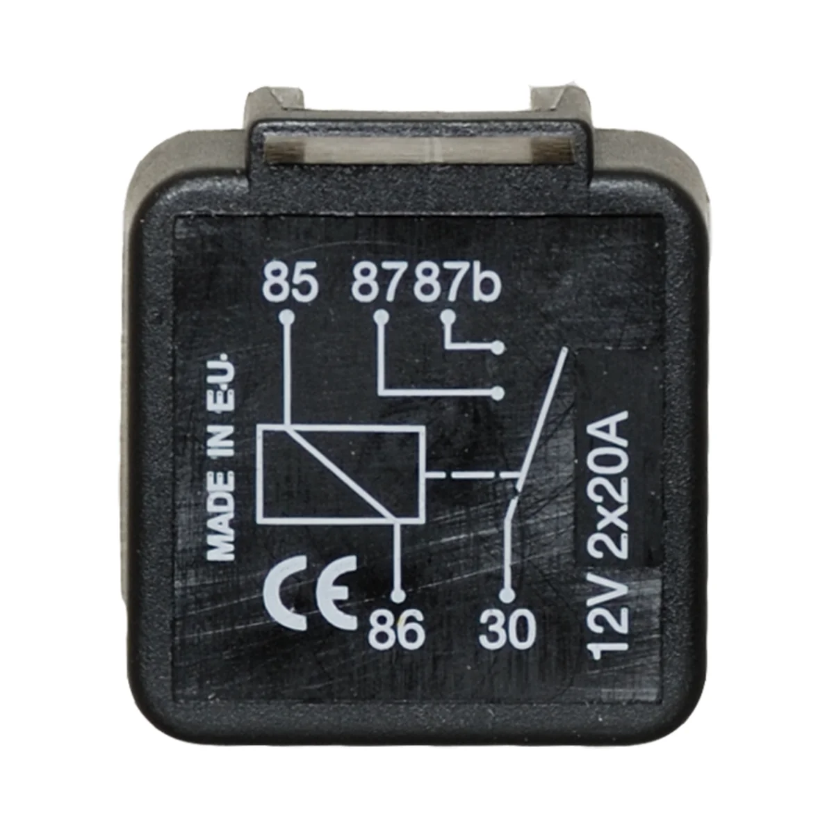 Mini-relæ 12V-2x20A, 5-ben