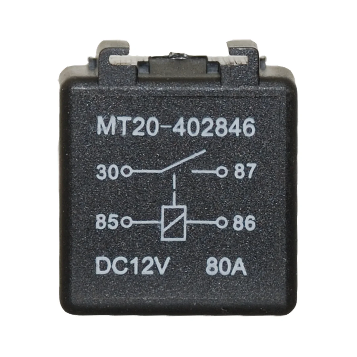 Mini startrelæ HD 12V-80A, 4 stift
