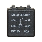 Mini startrelæ HD 12V-80A, 4 stift