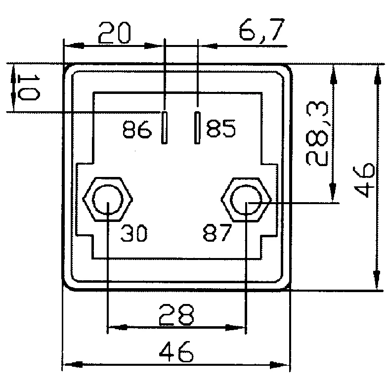 Minirelä ekstra HD 24V-100A