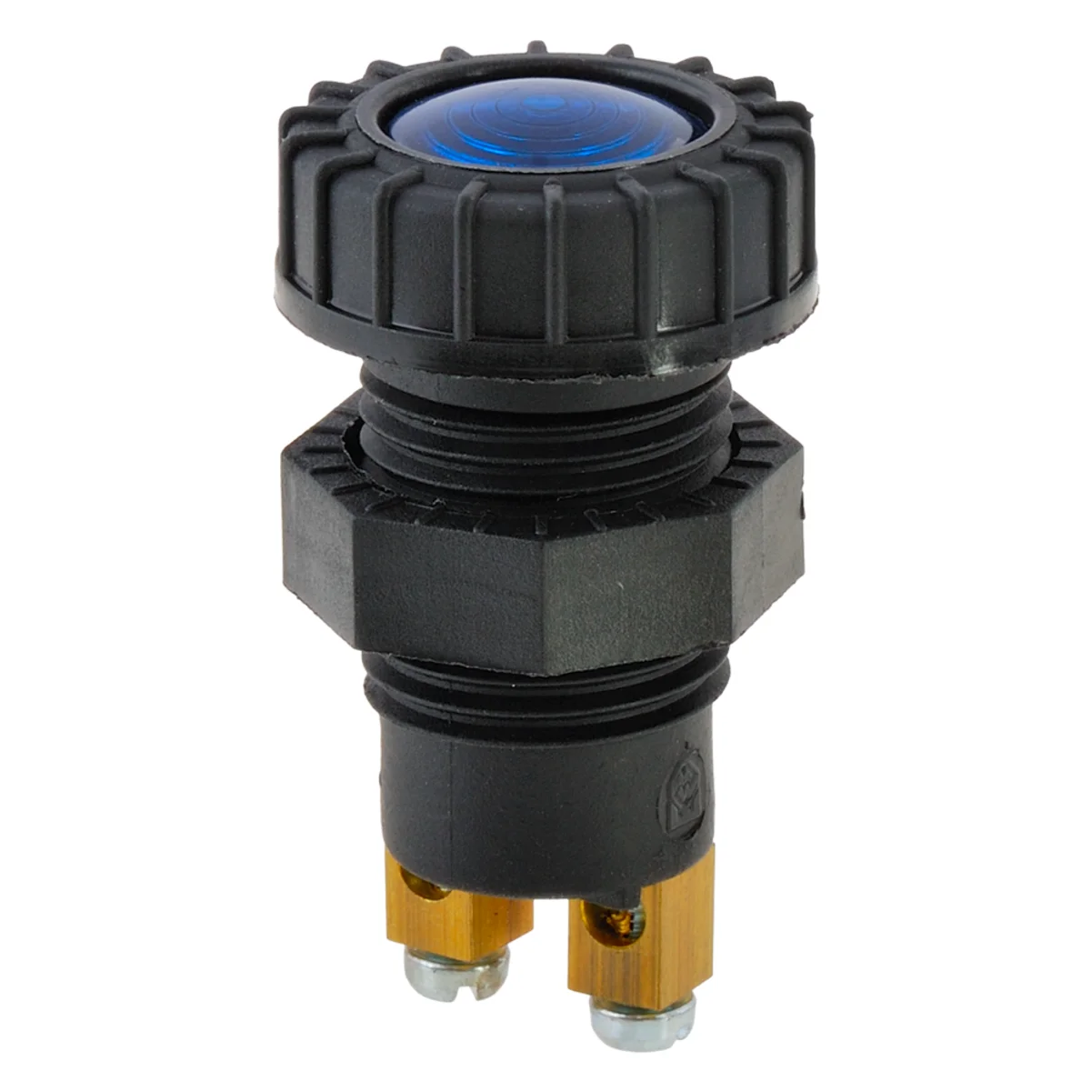 Indikatorlampe Blå, sokkel BA 9s