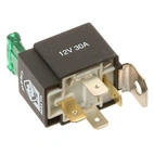 Minirelæ 12V-30A, med sikring