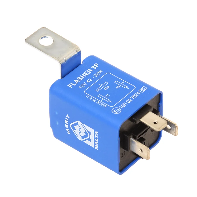 Blinklysrelæ 3-pins, 12V