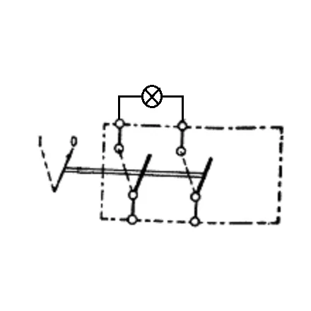 Trykkontakt/rød12V/15A Tænd/Sluk