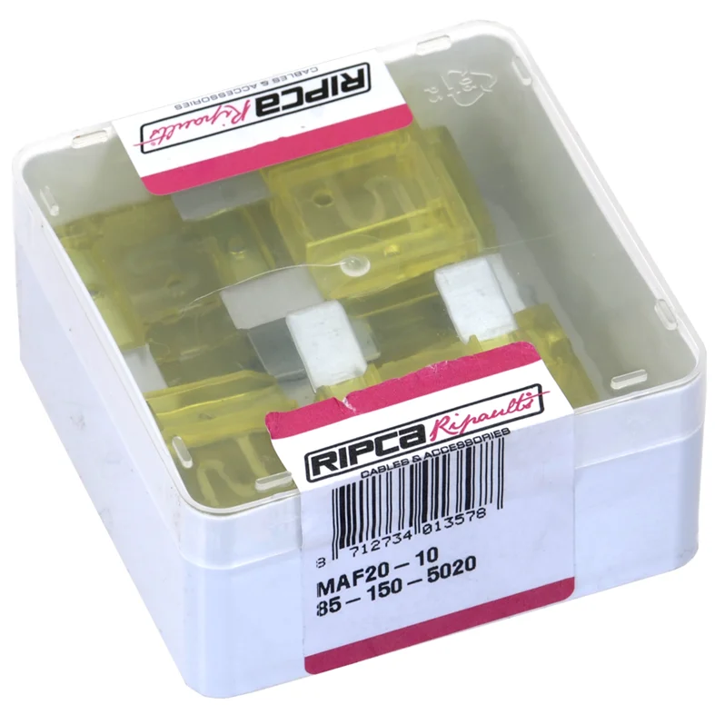 Sikring Maxi 20A, 10 stk