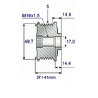 Startrem 17x57 5 spor
