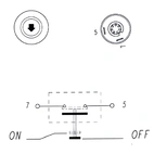 Trykstrømsafbryder Op & Ned