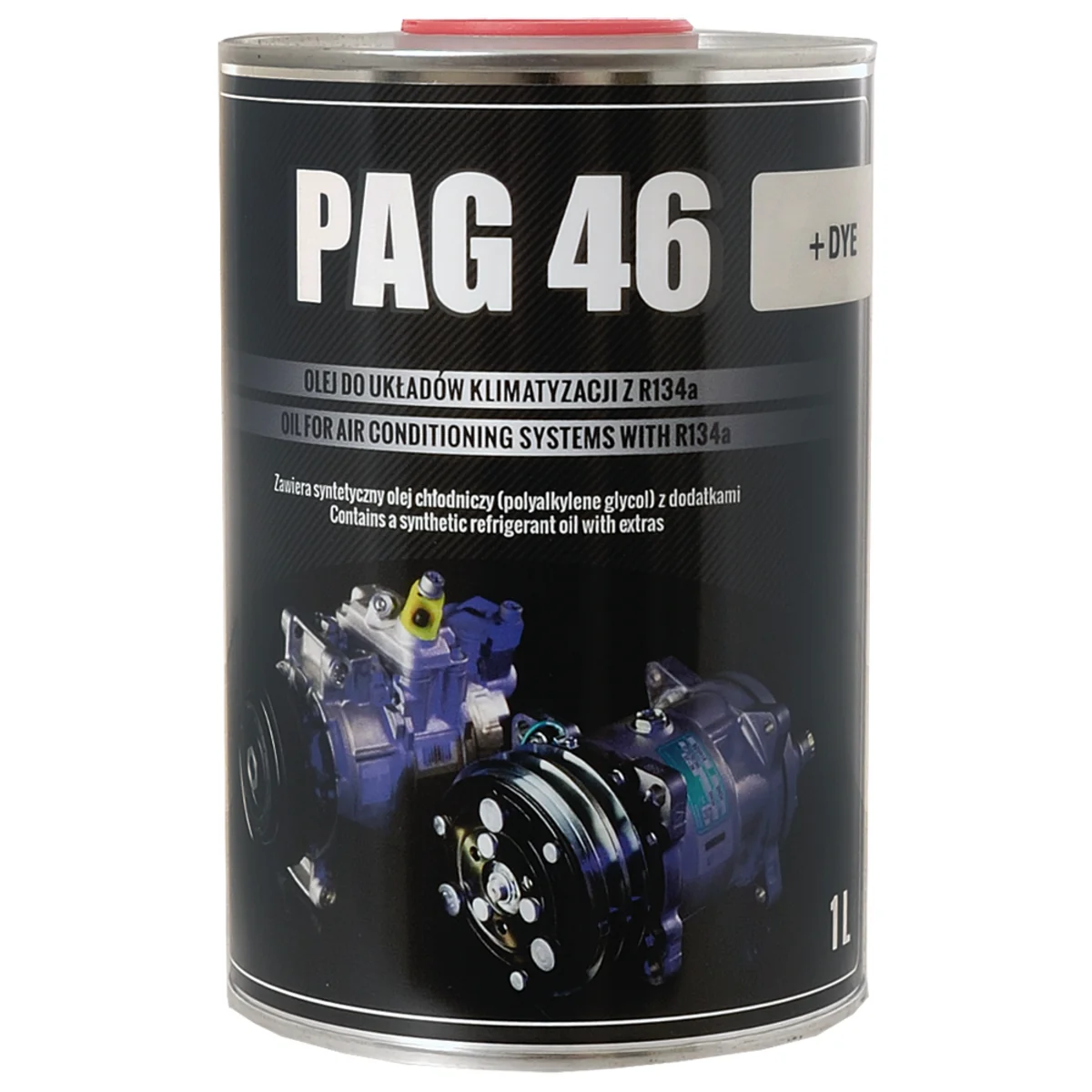 PAG 46, A/C Olja 1.0L + UV farve