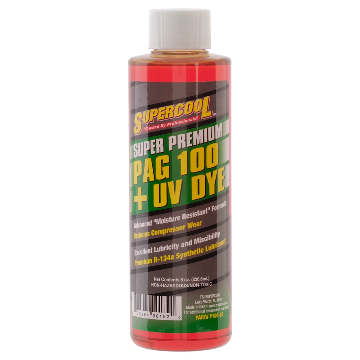 PAG 100, A/C Olie 0,25L + UV farve