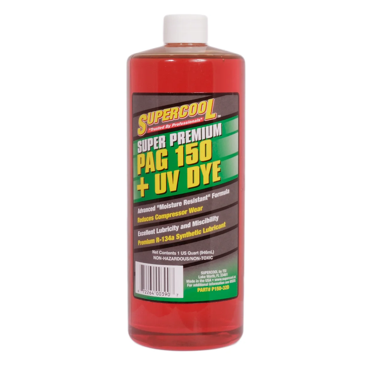 PAG 150, A/C Olie 1,0L + UV farve